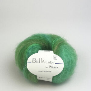 Bella Permin garn - Mohairgarn med ullgarn & polyamid - fv 883189 Color Neon Grön