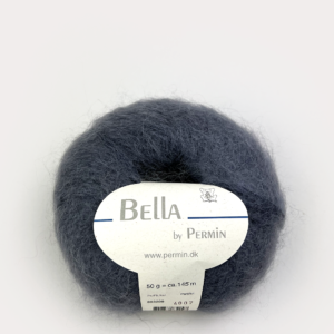 Bella Permin garn - Mohairgarn med ullgarn & polyamid - fv 883209 Grå