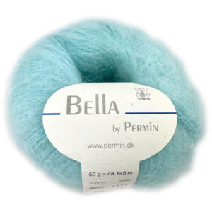 Bella Permin garn - Mohairgarn med ullgarn & polyamid - fv 883253 Mint