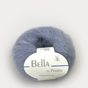 Bella Permin garn - Mohairgarn med ullgarn & polyamid - fv 883263 Ljusgrå