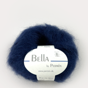 Bella Permin garn - Mohairgarn med ullgarn & polyamid - fv 883289 Navyblue