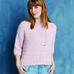 Bred bluse m/riller Angel garn 894166