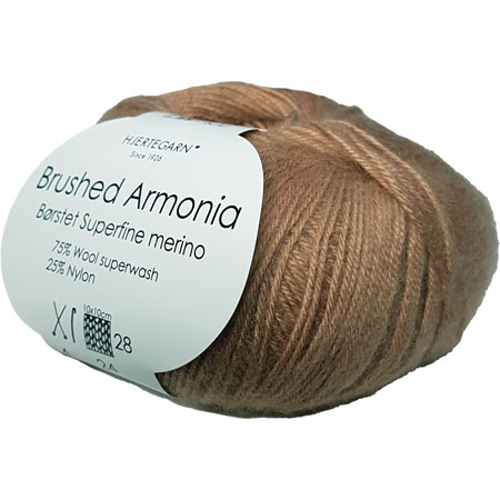 Brushed Armonia Borstad Superfine Merino Ullgarn Fv 1328 Nougat