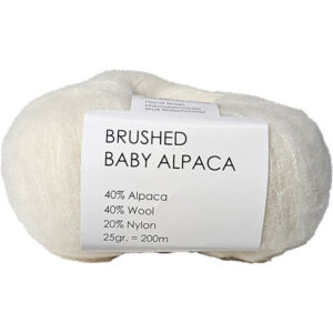 Brushed Baby Alpaca/Merino Garn Hjertegarn Fv 100