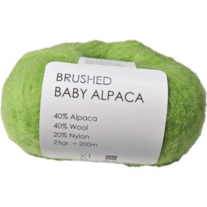 Brushed Baby Alpaca/Merino Garn Hjertegarn Fv 8483