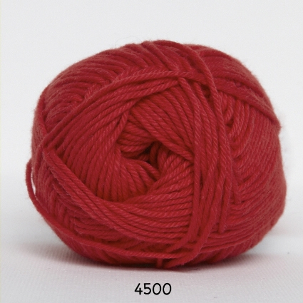 Cotton nr. 8- Bomullsgarn - Virkgarn - fv 4500 Röd