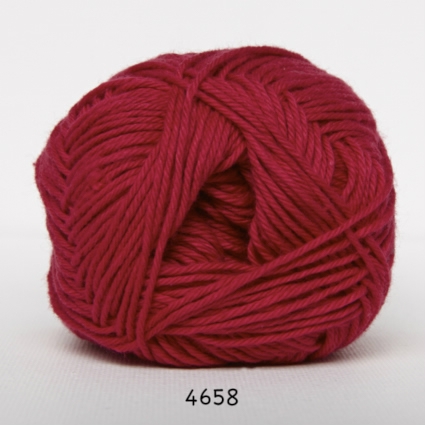 Cotton nr. 8 - Bomullsgarn - Virkgarn - fv 4658 Mörk Pink