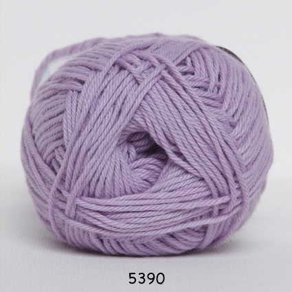 Cotton nr. 8- Bomullsgarn - Virkgarn - fv 5390 Ljus Lilla
