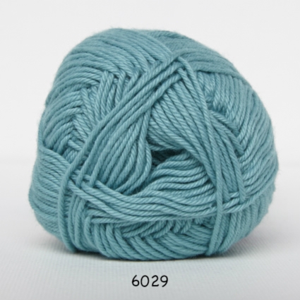 Cotton nr. 8 - Bomullsgarn - Virkgarn - fv 6029 Ljus Jade Grön