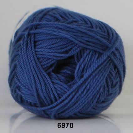 Cotton nr. 8- Bomullsgarn - Virkgarn - fv 6970 Petrol