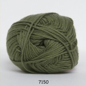 Cotton nr. 8- Bomullsgarn - Virkgarn - fv 7150 Armygrön