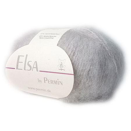 Elsa By Permin - Alpaca ull & Ullgarn - Fv 880701 Ljus Grå