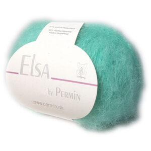Elsa By Permin - Alpaca ull & Ullgarn - Fv 880711 Pastel Grön