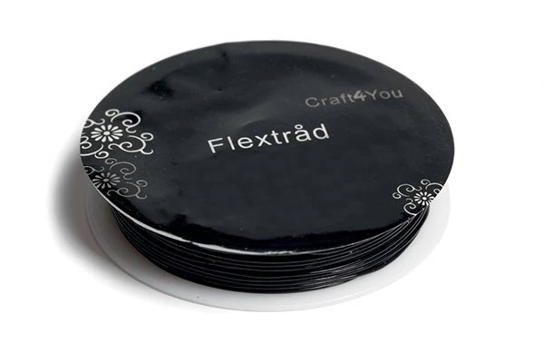 Flextråd 0,5 mm Ca 8 M Svart - 771222