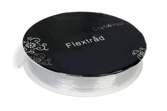 Flextråd 0,5 mm Ca 8 M Transparent - 771221