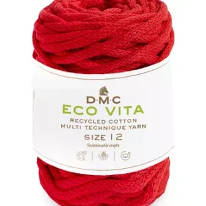Garn DMC Eco Vita 12 250 G Fv 5 Röd