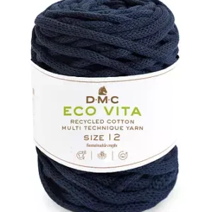 Garn DMC Eco Vita 12 250 G Fv 74 Mörk Blå