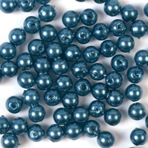 Glaspärlor/Vaxpärlor Blå 3 mm 15 Gram - 704304