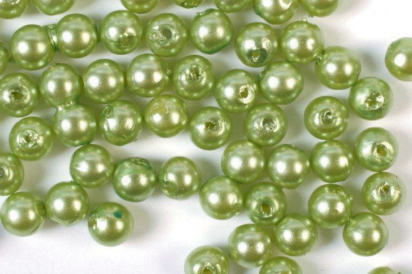Glaspärlor/Vaxpärlor Lime 3 mm 15 Gram - 704308