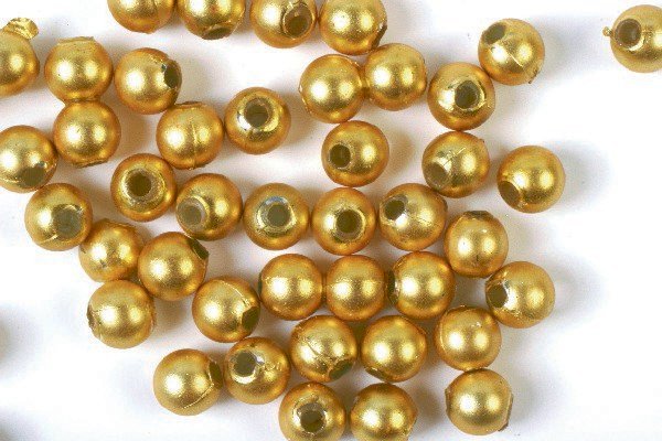 Glaspärlor/Vaxpärlor Matt Guld 3 mm 15 Gram - 704323