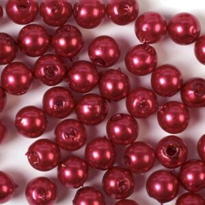 Glaspärlor/Vaxpärlor Röd 3 mm 15 Gram - 704302