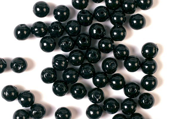 Glaspärlor/Vaxpärlor Svart 3 mm 15 Gram - 704315