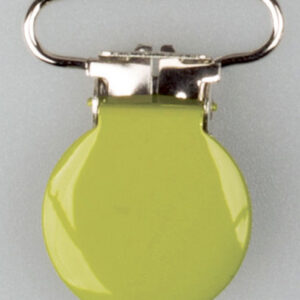 Hänhselclips- 25 mm Silver/Lime - 25-0007