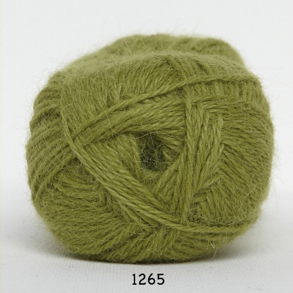 Hjerte Alpaca - Alpaca ullgarn - fv 1265 Lime Grön