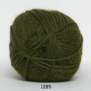 Hjerte Alpaca - Alpaca ullgarn - fv 1285 Jagt Grön