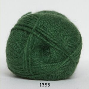 Hjerte Alpaca - Alpaca ullgarn - fv 1355 Grön