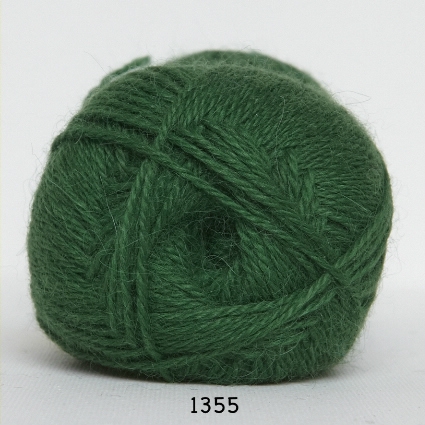 Hjerte Alpaca - Alpaca ullgarn - fv 1355 Grön