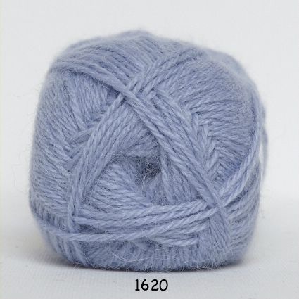 Hjerte Alpaca - Alpaca ullgarn - fv 1620 Lavendel Blå