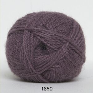 Hjerte Alpaca - Alpaca ullgarn - fv 1850 Mørk Gammal Rosa