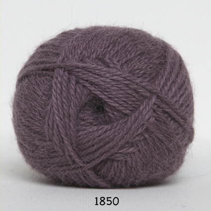 Hjerte Alpaca - Alpaca ullgarn - fv 1850 Mørk Gammal Rosa