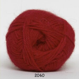 Hjerte Alpaca - Alpaca ullgarn - fv 2060 röd