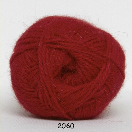 Hjerte Alpaca - Alpaca ullgarn - fv 2060 röd
