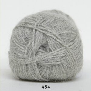 Hjerte Alpaca - Alpaca ullgarn - fv 434 Ljus Grå