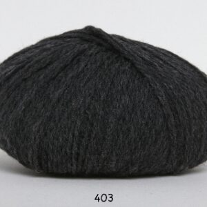 Hjerte Fine Highland Wool - ullgarn - Hjertegarn - fv 403 Koks Grå