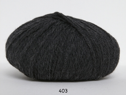 Hjerte Fine Highland Wool - ullgarn - Hjertegarn - fv 403 Koks Grå