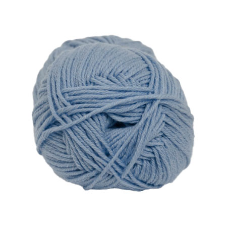 Hjertegarn All Seasons Garn - Merino & Bomullsgarn - fv 6007 Ljus Blå