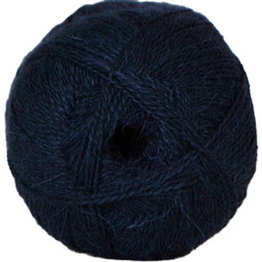 Hjertegarn Alpaca 400 - Lama Ullgarn - fv 1660 Mörk Blå