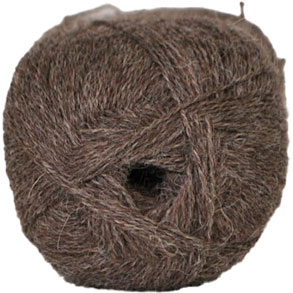 Hjertegarn Alpaca 400 - Lama Ullgarn - fv 211 Brun Melange