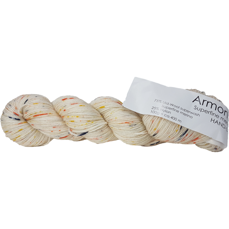 Hjertegarn Armonia Hank Print Merino Ullgarn Fv 85 Flerfärgad