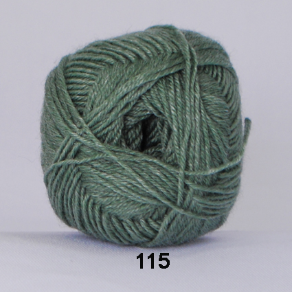 Hjertegarn Bamboo Wool - Ullgarn med bambu garn - Fv 115 Ljus Grön
