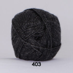 Hjertegarn Bamboo Wool - Ullgarn med bambu garn - Fv 403 Koks Grå