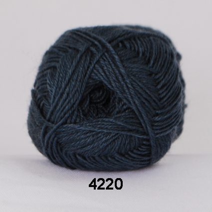 Hjertegarn Bamboo Wool - Ullgarn med bambu garn - Fv 4220 Blå Grön