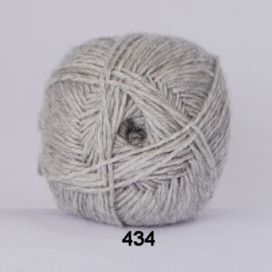 Hjertegarn Bamboo Wool - Ullgarn med bambu garn - Fv 434 Ljus Grå