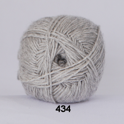 Hjertegarn Bamboo Wool - Ullgarn med bambu garn - Fv 434 Ljus Grå
