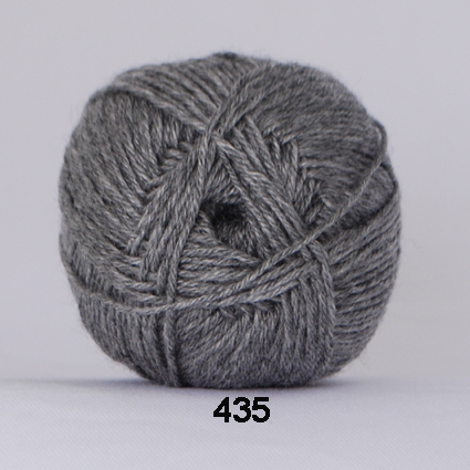 Hjertegarn Bamboo Wool - Ullgarn med bambu garn - Fv 435 Grå