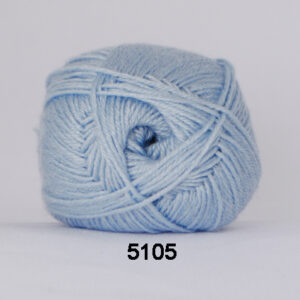 Hjertegarn Bamboo Wool - Ullgarn med bambu garn - Fv 5105 Ljus Blå